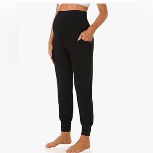 Black Maternity Joggers NWOT
